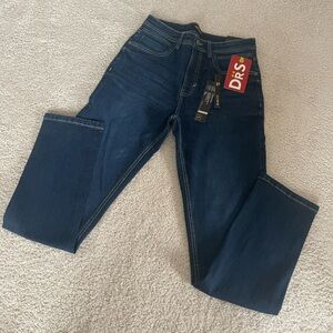 Dark Blue Denim Jeans